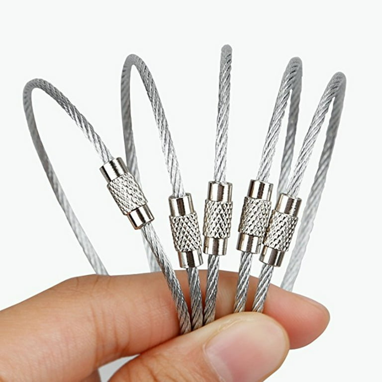 Wire shop key rings