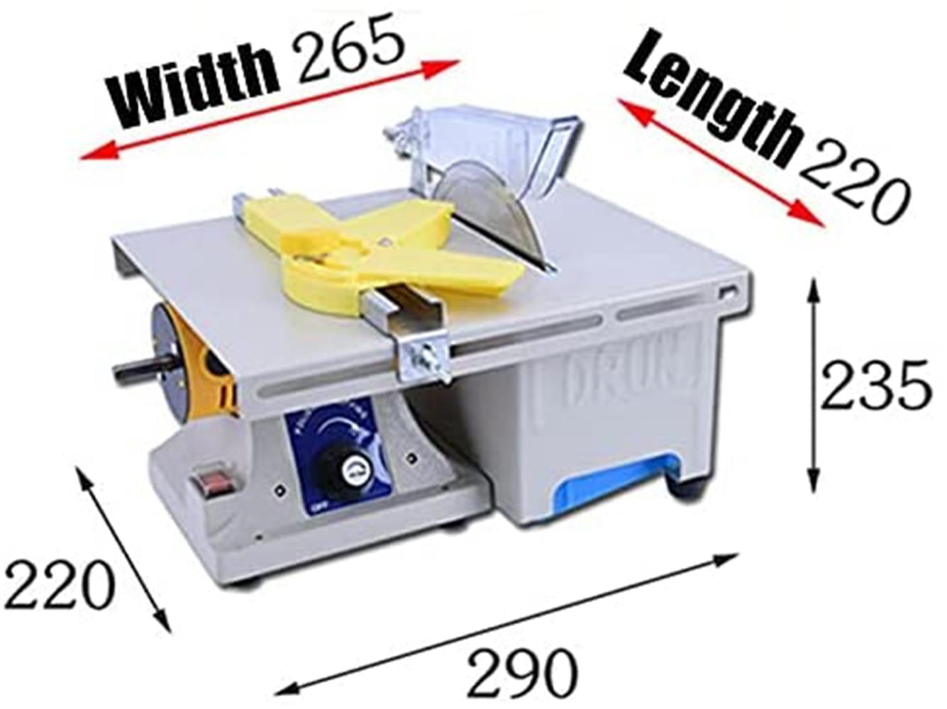 Mini Table Saw, Multifunctional Bench Lathe Jewelry Polishing Machine for DIY  Hobby Woodworking Jade Craft Making, Powerful 10000r/min, Seven-Level Sp 