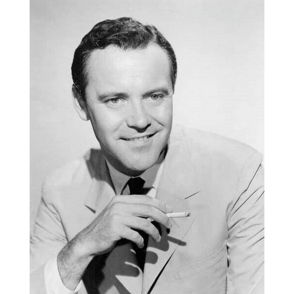 Jack Lemmon smiling portrait holding cigarette 1960's 24x30 inch Poster