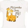 thumbnail image 4 of Inktastic My Grandma Loves Me Boys or Girls Long Sleeve Baby Bodysuit, 4 of 5