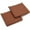Mocha, variant on 20-inch by 19-inch Spun Polyester Chair Cushion (Set of Two)-Color:Mocha