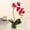 D, variant on Clearance Artificial flowers under $5,1 Pcs Glass Vase Artificial Orchid Flower Bonsai Viv Phalaenopsis Flowers Potting For Home Décor Table Centerpiece Room Decorations