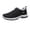 Black, variant on Men's Slip On Winter Boots, Orthopedic Hiking Booties Walking Shoes, Suede Fleece Lined Arch Support Deep Tread Outdoor Hiking Work Cold Weather Shoes Brown