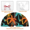 thumbnail image 7 of Cauagu 30" Christmas Tree Skirt Palm Trees Pattern Christmas Tree Decorations Tree Mat for Xmas Decorations Occasion Holiday Home Decor -30", 7 of 7