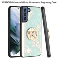 thumbnail image 2 of For Samsung Galaxy S22 SPLENDID Diamond Glitter Ornaments Engraving Case Cover, 2 of 3