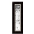 thumbnail image 2 of ArtToFrames 6" x 33" Espresso with Silver Lip Picture Frame, 6x33 inch Silver Wood Poster Frame (WOM-4951),  Pack, 2 of 7