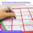 thumbnail image 6 of BAZIC Writing Pad Calendar Undated 12-Months 11" X 17" Customize Planner, 2-Pack, 6 of 7