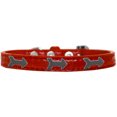 thumbnail image 1 of Flèches Widget Croco Chien Collier Rouge Taille 12, 1 of 1