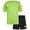 Green/Black, variant on Black Bear Active Boys Short Sets - 2 Piece Short Sleeve T-Shirt and Shorts Boys Athletic Set (8-18)