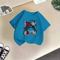 thumbnail image 4 of Summer Little Girls Graphic T Shirt Round Neck Short Sleeved Tee Summer Casual T-Shirt, 4 of 4