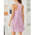 thumbnail image 2 of Ekouaer Nightgowns for Women Cotton Night Gown Tank Sleeveless Sleepshirt Racerback Nightdress Chemise Sleepwear, 2 of 6