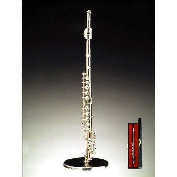 Miniature Flute with Case, 5¾ inches long, by Broadway Gifts