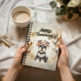 thumbnail image 3 of Happy Anniversary Schnauzer Celebrates Wedding Love Family Party Spiral Bound Journal Miniature Schnauzer Dog Lover 5x7in Spiral Notebook - 01015, 3 of 5
