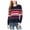 Blue - navy, variant on Womens Chenille Pullover Sweater, Blue, XX-Small