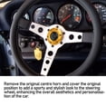 thumbnail image 3 of Hub Cap Hub Cover Hub Cap, Removable 6 Hole Steering Wheel Center Cap, Center Wheel Cover Caps, 3 of 7