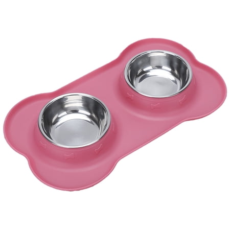 Dog Food Bowls Stainless Steel Pet Bowls & Dog Water Bowls with No
