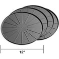 thumbnail image 2 of WeatherTech 12" Coasters for Home Surfaces, Anti-Skid, No-Slip knibs - Set of 4, Black - (8A12CSTBK), 2 of 2