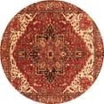 thumbnail image 1 of Ahgly Company Indoor Round Persian Orange Traditional Area Rugs, 4' Round, 1 of 4