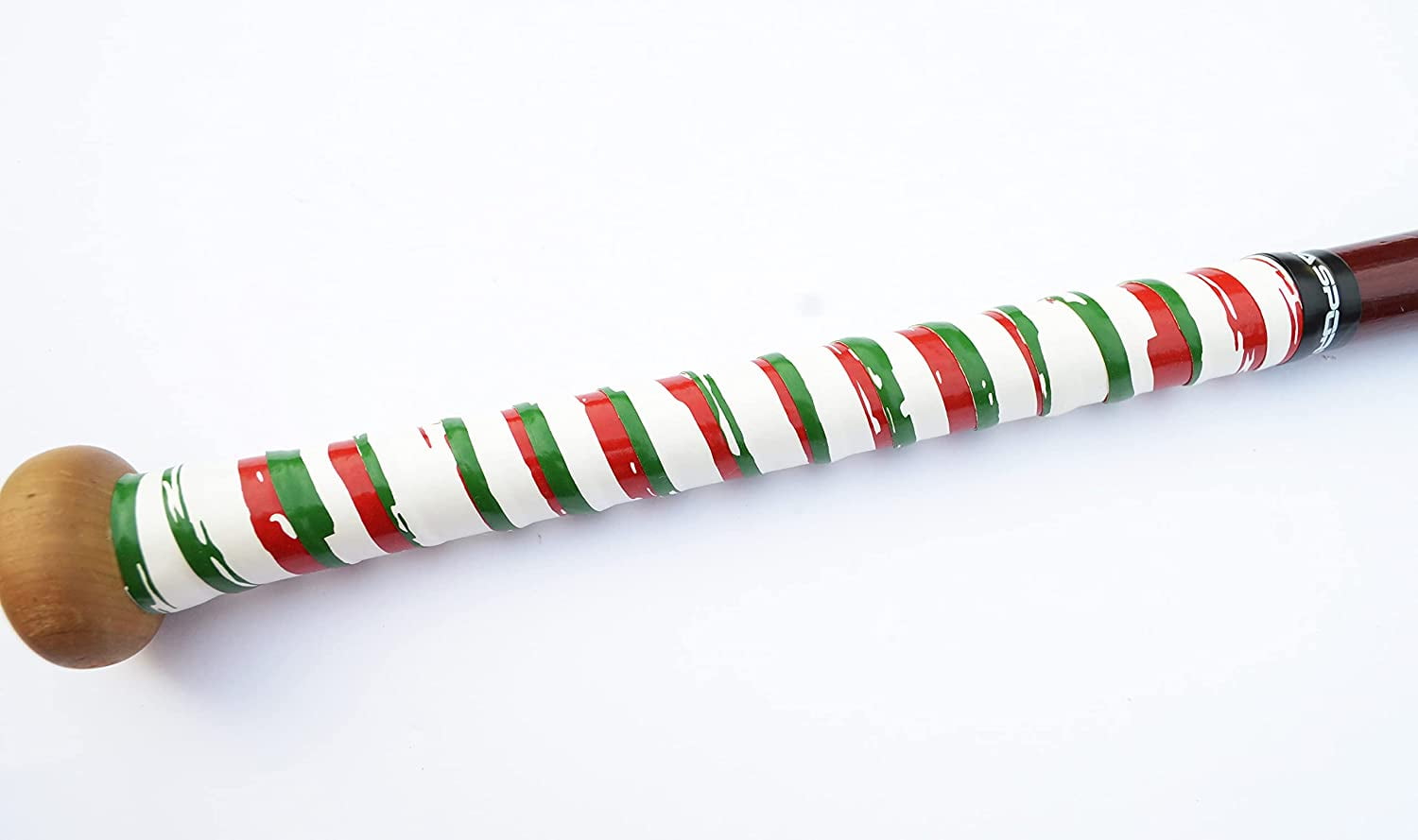 Baseball Bat Grip Tape AMA Sport Grip & Rip Cushioned Softball 1.10mm Grip Tape Mexican green/Red