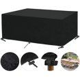 thumbnail image 1 of Funda para muebles de jardín con cordón impermeable transpirable Oxford 125 x 125 x 74 cm,11 Feliz Sencillez, 1 of 4