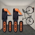 thumbnail image 1 of Versatile Wall Mount, Solid Steel Bike Storage Rack With Foldable Design & Space Saving Technology For Indoor Outdoor Use Including Garage, Shed Or Retail (2PCS), 1 of 5
