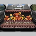 thumbnail image 4 of Qpednta Cute Highland Cow Car Seat Covers Sets 4Pcs Front Seat Protector Carseat Rear Split Bench Cover Universal Vehicle Seat Protector Fit Most Car Truck SUV, 4 of 7