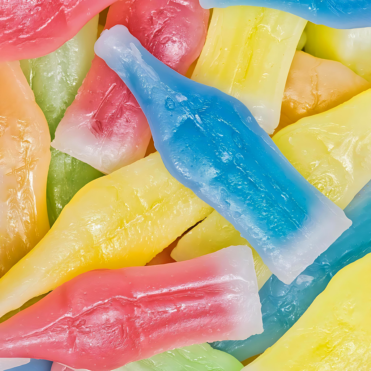 Nik-L-Nips Wax Bottle Candy | 3 Lb Bulk Bag | Wax Bottle Filled With Juice - Nostalgic Candy