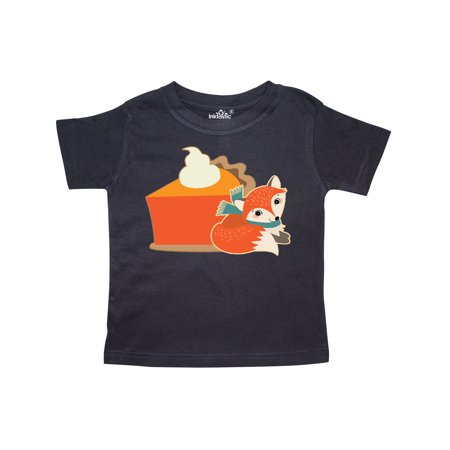 

Inktastic Thanksgiving Fox Pumpkin Pie Gift Toddler Boy or Toddler Girl T-Shirt