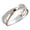 Gold, variant on Stackable Rings for Women Give My Daughter Card Ring forever Love Knot Ring And Rhinestone Information Card Jewelry Gift Silver Adjustable Knot Card Ring Wedding Band (Gold,9)