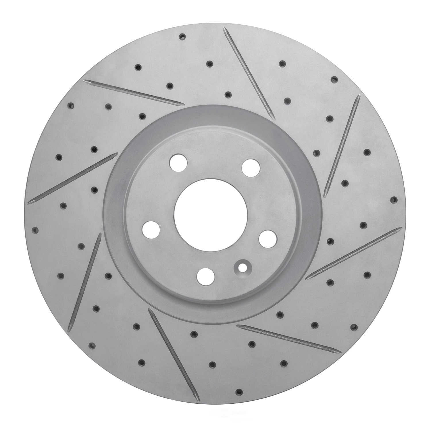 Dynamic Friction Company 830-27051R DFC Geoperformance Rotor - Drilled and Slotted