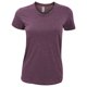 thumbnail image 1 of American Apparel- Camiseta de manga corta lisa para mujer (Cereza jaspeado), 1 of 1