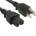 thumbnail image 3 of SANOXY Cables and Adapters; 15ft NEMA 5-15P to C15 Universal AC Power Cord 16AWG SJT 13A/125V, Heavy-Duty  (NEMA 5-15P to IEC320 C15), 3 of 6