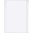 thumbnail image 1 of QA 12 PCS Binder Pockets A5 Size 6 Holes Loose Leaf Bags Binder Zipper Folders for 6-Ring Notebook, Waterproof EVA Pouch File Document Filing Bags, 1 of 7