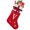 V, variant on Personalized Christmas Stockings 17.7 Inch Large Initial Stocking with Snowflake Design Red Plaid Bow for Fireplace Hanging Xmas Tree Home Holiday Party Decorations