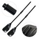 thumbnail image 5 of 2pcs / set útil útil flotador flotador remo desmontable kayak paleta PVC Plastico Oar, 5 of 5
