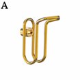 thumbnail image 4 of Lttoisl Motorcycle & Electric Car Storage Hook, Modified Handlebar Hanger for Luggage & Bags, Titanium Burning Colored Steel Hook, Durable Front Hook Accessory, Gold Silver Blue, 4 of 8