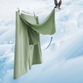 thumbnail image 5 of Men's Skirt Pants Briefs Ice Silk Lengthened Roll Side Opening Briefs Mens Shorts for Daily Wear with Relaxed Comfort and Modern Clean Design, L, Green, 5 of 8