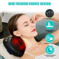 thumbnail image 1 of （black）Neck Back & Lower Back Massager with Heat | Shiatsu Heated Pillow Massager | Pain Relief | Deep Tissue, 1 of 5