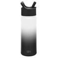 thumbnail image 6 of Simple Modern 18oz Summit Water Bottles with Straw Lid - Vacuum Insulated Tumbler Double Wall Travel Mug 18/8 Stainless Steel Flask - Ombre: Tuxedo, 6 of 7