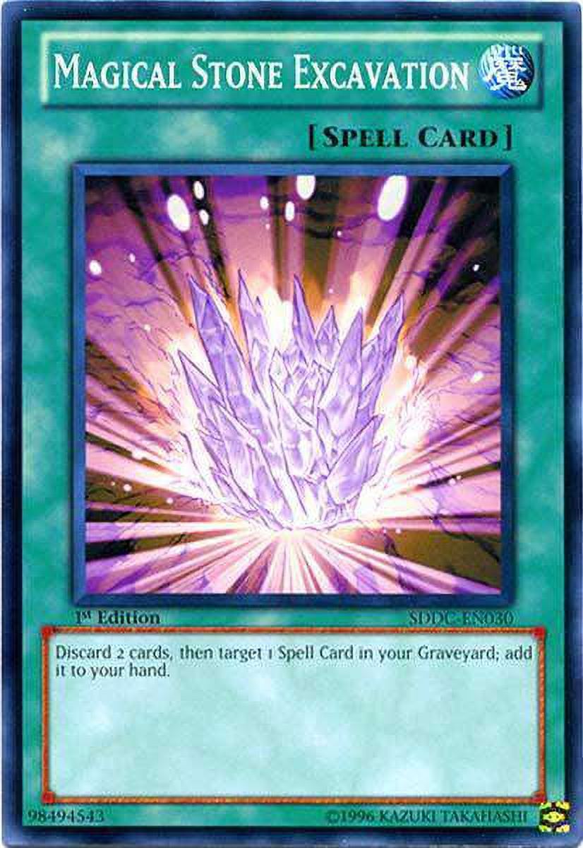 YuGiOh Structure Deck: Dragons Collide Common Magical Stone Excavation SDDC-EN030