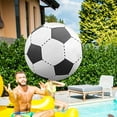 thumbnail image 4 of 23.6in Thickened Inflatable Soccer Ball, Durable PVC Beach Ball for Outdoor Fun, Large Advertising Ball, Great for Party Events, 4 of 7