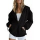 thumbnail image 1 of Sudaderas Dama Con Cierre Y Capucha Hoodie Mujer Básico Moda, 1 of 8