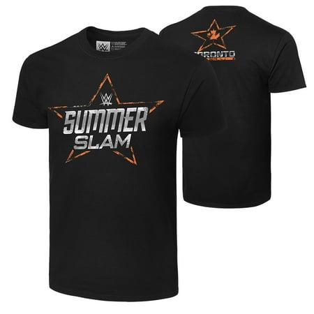Official WWE Authentic SummerSlam 2019 Vintage T-Shirt Multi