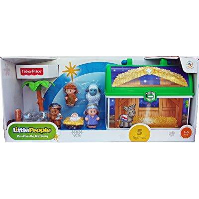 Fisher Price Little People Nativity Blue Food CRATE New 