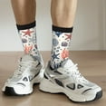 thumbnail image 6 of Pofeuu Starfish Shell Print Crew Socks, Adult Running Hiking Socks for Youth and Adult, 6 of 6
