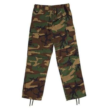 camo pants zipper fly rothco woodland bdu relaxed walmart