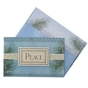 DaySpring Blue Peace Christmas Card
