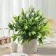 thumbnail image 5 of Plantas Verdes Artificiales, Plantas En Maceta De Imitaci N, Decoraci N Para El Hogar Y La Oficina, 30 Cm De Alto Resistente a Los Rayos Uv, Dise O Moderno, Para Oficinas, Casas Y, 5 of 7