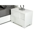 thumbnail image 1 of HomeRoots Office Italian Modern White Right Nightstand, 1 of 3