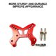 thumbnail image 4 of Ounissouiy Torre de choque frontal ajustable de aleación de aluminio para 1/7 ARRMA 6S RC pieza de coche RC accesorios de coche piezas de Kits de construcción modelo Rojo, 4 of 6